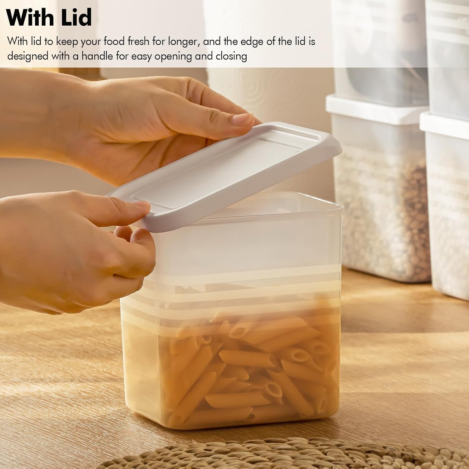 Multi useful storage container set of 6