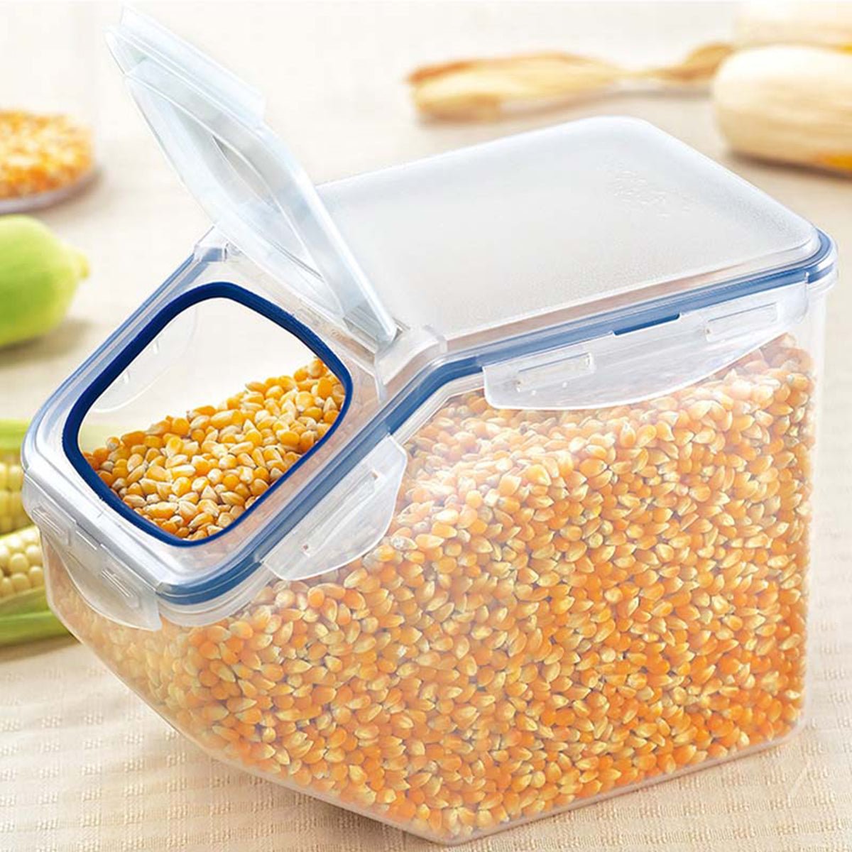 Classic 2pc Rectangular Tapered Blue Food Container Set 10L - Versatile Storage for Your Needs-3