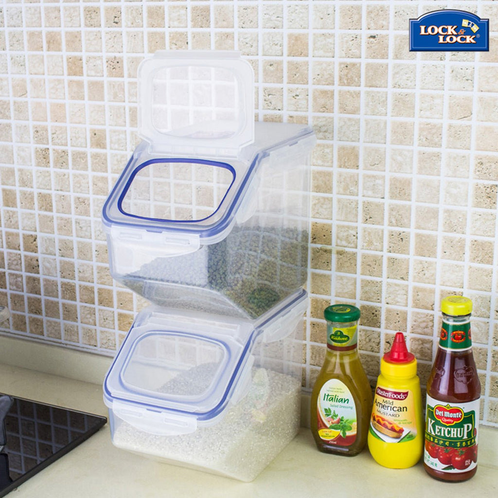 Classic 2pc Rectangular Tapered Blue Food Container Set 10L - Versatile Storage for Your Needs-4